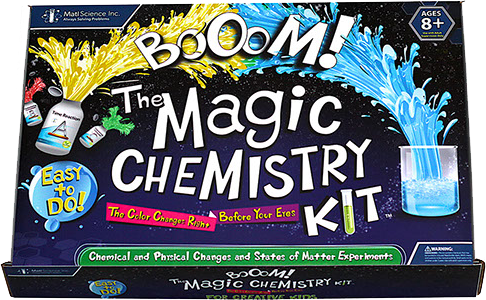 Booom! The Magic Chemistry Kit box
